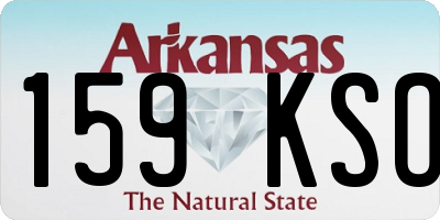 AR license plate 159KSO