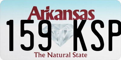 AR license plate 159KSP