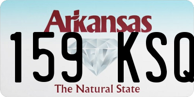 AR license plate 159KSQ