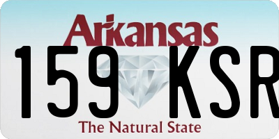 AR license plate 159KSR