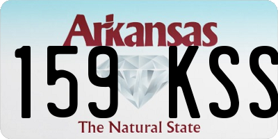AR license plate 159KSS