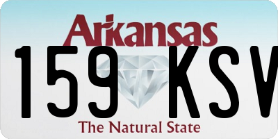 AR license plate 159KSV