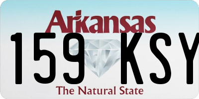 AR license plate 159KSY