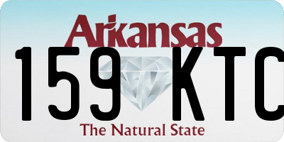 AR license plate 159KTC