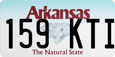 AR license plate 159KTI