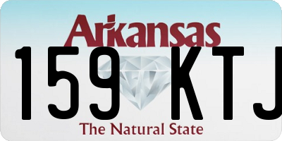 AR license plate 159KTJ