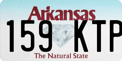 AR license plate 159KTP