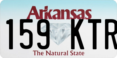AR license plate 159KTR