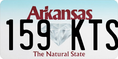 AR license plate 159KTS