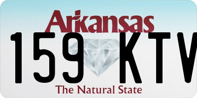 AR license plate 159KTV