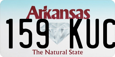 AR license plate 159KUC