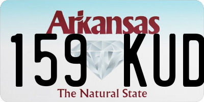 AR license plate 159KUD