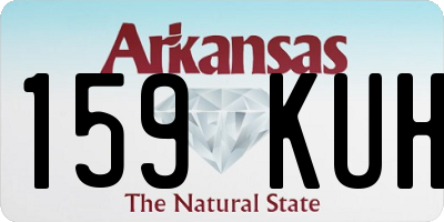 AR license plate 159KUH