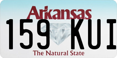 AR license plate 159KUI