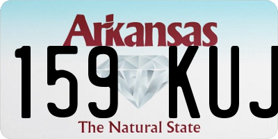 AR license plate 159KUJ