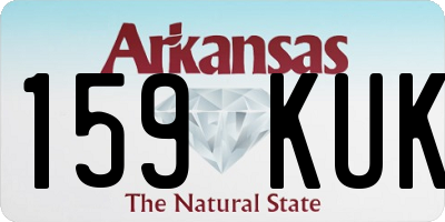AR license plate 159KUK