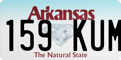 AR license plate 159KUM