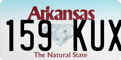 AR license plate 159KUX
