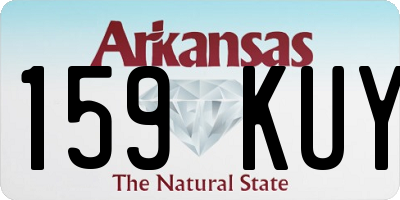 AR license plate 159KUY