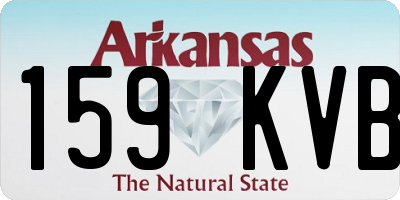 AR license plate 159KVB