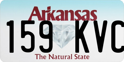 AR license plate 159KVC