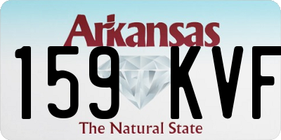 AR license plate 159KVF