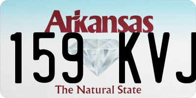 AR license plate 159KVJ