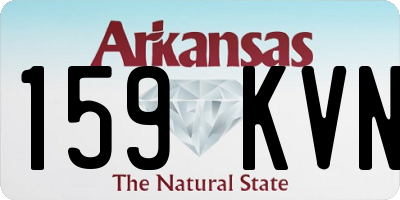 AR license plate 159KVN