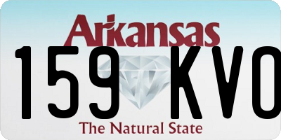 AR license plate 159KVO