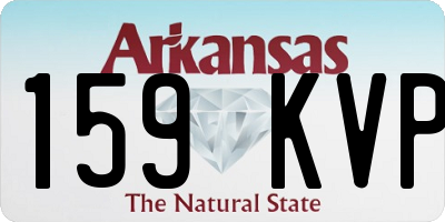 AR license plate 159KVP