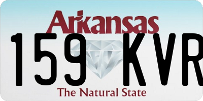AR license plate 159KVR