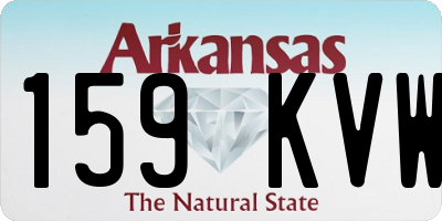 AR license plate 159KVW