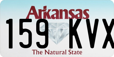 AR license plate 159KVX