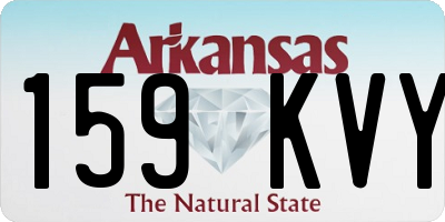 AR license plate 159KVY