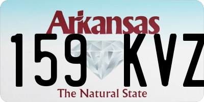AR license plate 159KVZ
