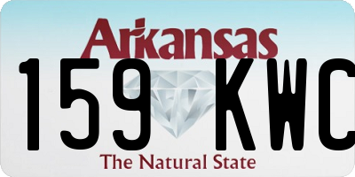 AR license plate 159KWC