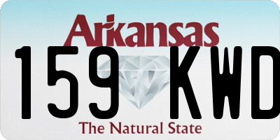 AR license plate 159KWD