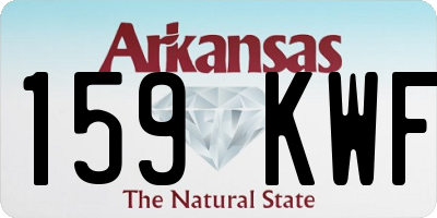 AR license plate 159KWF