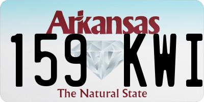 AR license plate 159KWI