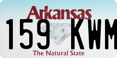 AR license plate 159KWM