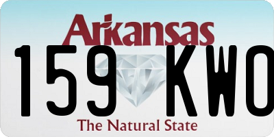 AR license plate 159KWO