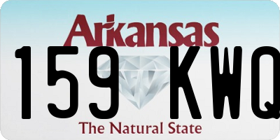 AR license plate 159KWQ