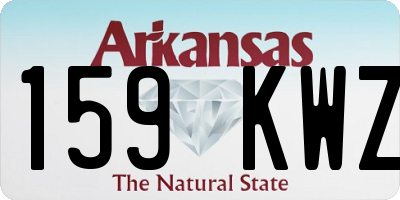 AR license plate 159KWZ