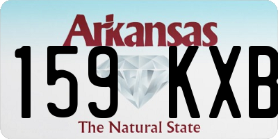 AR license plate 159KXB