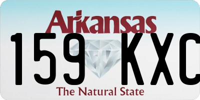 AR license plate 159KXC