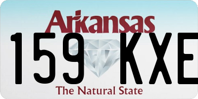 AR license plate 159KXE