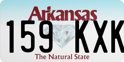 AR license plate 159KXK