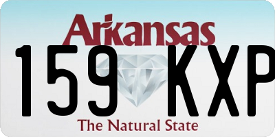 AR license plate 159KXP