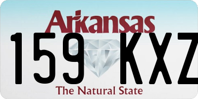 AR license plate 159KXZ