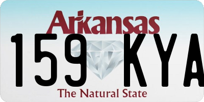 AR license plate 159KYA